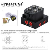 อัตโนมัติรถจักรยานยนต์12V โซลินอยด์วาล์ว Air Ride Suspension Manifold Valve (0-200psi) ควบคุม Suspension HT-ESV01