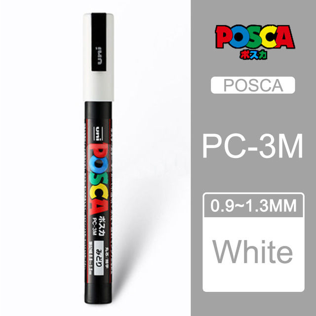 uni-posca-marker-ปากกา-pc-3m-pop-โปสเตอร์โฆษณาอุปกรณ์ศิลปะสำนักงานนักเรียนภาพวาดอะนิเมะมือวาดเครื่องเขียน-graffiti-yrrey