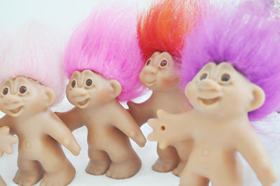Cute Retro Vintage Troll Doll Play House Doll Toy Kids Birthday Gift Limited Collection
