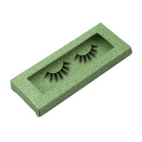 AWEI1 1คู่ขนตาที่ละเอียดอ่อนยาวนานยุโรปสไตล์ Handmade Faux Mink ผมแต่งหน้า Eye Lash สำหรับสาว