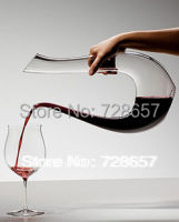 Handmade Crystal Glass Amadeo Wine Decanter Decorative Harp Shape Aerator Flask Barware and Drinkware Vessel Craft Accessories