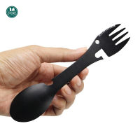 Tableware spoon multi tool can opener flatware Portable bottle cutlery multitool camp utensil fork Spork stainless steel Picnic