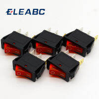 5pcslot RED Light 3PIN SPST ONOFF G132 Boat Rocker Switch 15A250V 20A125 V Car Dash Dashboard Truck RV A Home.