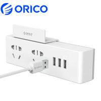 ORICO [ปลั๊ก US] 2 AC Outltes ปลั๊กไฟ STOP Kontak Listrik สำหรับสำนักงานบ้านหลายซ็อกเก็ตที่มี3พอร์ตชาร์จ USB