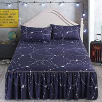 Fashion Thin Bed Covers 2pcs With pillowcase Bedspread Bed Skirt Sheet Single Bed Dust Ruffle Flower Pattern Cover Sheets F0382