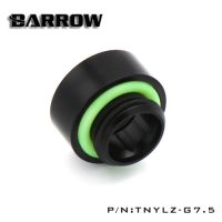 Barrow G1 / 4 "ต่อขยายสีดำทองภายในที่นั่งสกรูทันตกรรมขยาย7.5มมอุปกรณ์ระบายความร้อนด้วยน้ำ Tnylz-g7.5