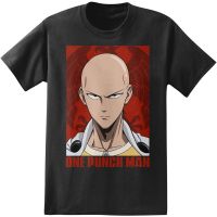 เสื้อยืดโอเวอร์ไซส์รูปแบบใหม่ขายร้อน One Punch Man: Saitama Face Serious Mode เสื้อยืดผู้ชายS-3XL  XNDV