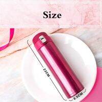 500ML Bouncing Cover Vacuum Flask Thermos Cup Coffee Tea Milk Thermo Bottle Stainless Steel Coffee Mug 2023 New