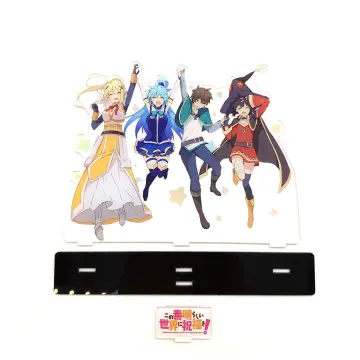 Konosuba Aqua Darkness Megumin Satou Kazuma Wall Scroll