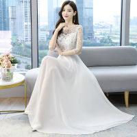 ฤดูใบไม้ผลิฤดูร้อนลำลองชีฟอง Maxi D ress สีขาวเซ็กซี่ตาข่ายแต่งงานชุดยาว2023พรรคสตรี B odycon เย็บปักถักร้อยวินเทจเสื้อกั๊กไฟล์