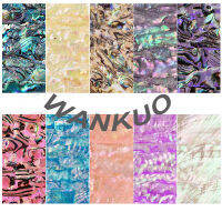 【WANKUO】Women Nail Art Natural Thin Shell Gum Decal Magic Color 3D Shell Soft Patch Ladies Nail Stickers