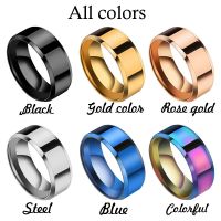 FDLK New Design 8mm Width Color Men Couple Wedding Jewelry