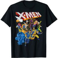 HOT ITEM!!Family Tee Couple Tee Adult Clothes Adult Clothes marvel X-Men Vintage Group Shot Logo t-shirt