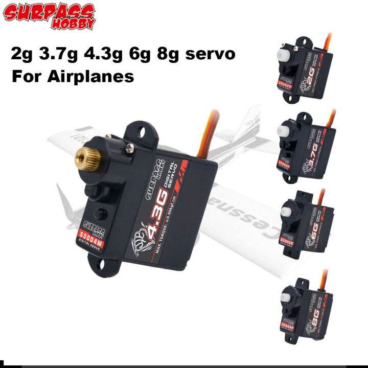 Surpass Hobby Airplane Servo Servo Micro Gear Digital Servos 2G 3.7G 4