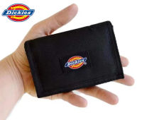 กระเป๋าสตางค์ Dickies Simple Mens and Womens Nylon Fabric Crop 3 Fold Wallet