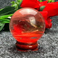 สีแดงธรรมชาติ Smelting Stone Ball Esfera Reiki Healing Ore Specimen สำหรับตกแต่งบ้านตกแต่งห้องคาถาหัตถกรรมของขวัญ-so6