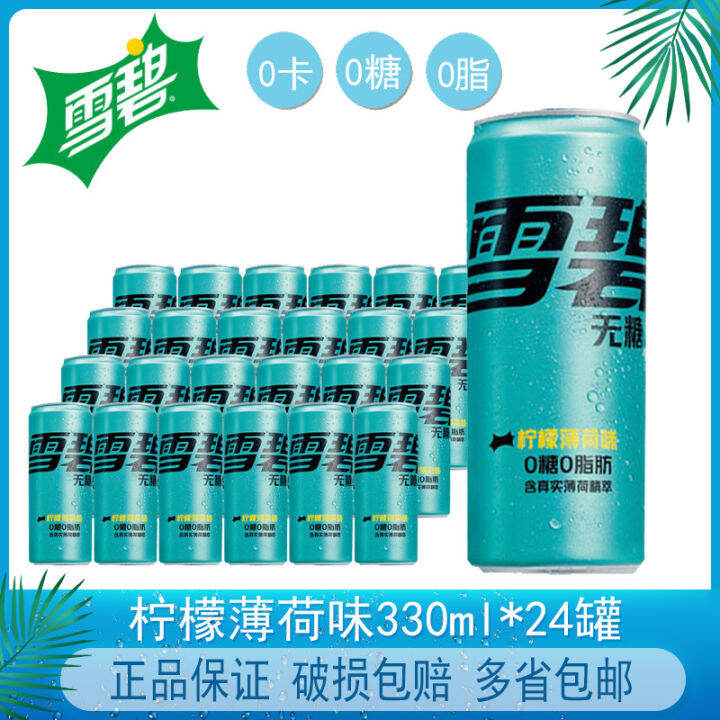 CocaCola Sugarfree Lemon Mint flavored Sprite soda carbonated drink