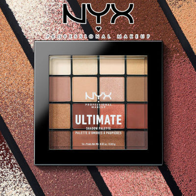 จัดส่งทันที NYX Eyeshadow PALETTE 16 Color อายแชโดว์ เครื่องสำอาง พาเลทอายแชโดว์ สีเอิร์ ธ อายแชโดว์ไฮกลอส