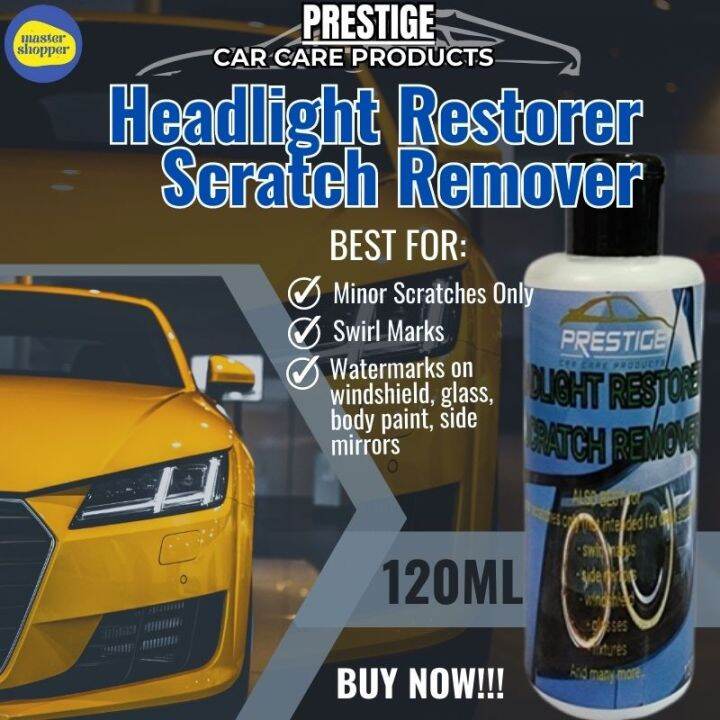 Headlight Restorer and Scratch Remover 120ml Minor Scratches Swirl