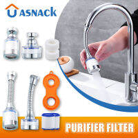 New 360° Rotation Faucet Water Filter Remove Chlorine Heavy Metals Filtered Showers Head Soften Hard Water Filtration Purifier