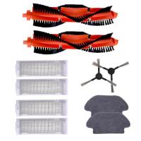 ◘ New Main Brush Hepa Filter Side Brushes Mop Cloth for xiaomi Robot STYJ02YM Conga 3490 Viomi V2 PRO V3 SE V-RVCLM