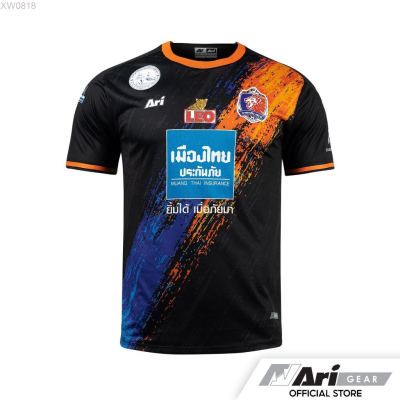 ARI F.C PORT (สต็อกเพียงพอ) 2022/22 THIRD PLAYER JERSEY - BLACK/ORANGE/BLUE เสื้อฟุตบอล อาริ การท่าเรือ เอฟซี สีดำคุณภาพสูง size:S-5XL