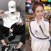 Jacket Sweater Three Stripes High Quailty Mens Sport Jacket Clothing，TrackSuit【Ready Stock】