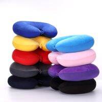 U Shaped Neck Pillow Travel Pillows With Button Foam Body Pillow Decorative Office Pillow