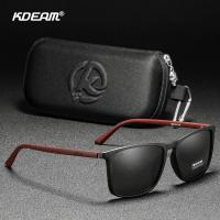 ✶☏☽ KDEAM แว่นตากันแดด polarized UV400 หรูหรา สําหรับผู้ชาย เหมาะกับการขับขี่ ตกปลา ท่องเที่ยว กอล์ฟ 2022