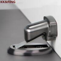 【LZ】❏✉❦  KK FING High-grade Zinc Alloy Door Suction Door Touch Mute Anti-collision Door Stopper Round Solid Floor Suction No-punch