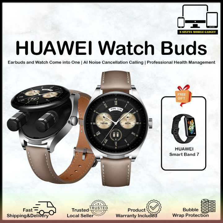 HUAWEI Watch Buds SmartWatch | Earbuds and Watch Come into One | AI ...