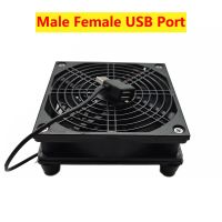 【jw】☍◆✴  5V USB power Router TV Cooler 120mm W/Screws net Silent Desktop