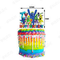 Rainbow Friends cake toppers 25pcs birthday party decoration