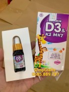 Vitamin D3 & K2 Mk7 giúp hấp thụ canxi hiệu quả