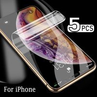 5PCS Hydrogel Film For iPhone 14 11 12 13 Pro Max Mini Soft Gel Film For iPhone 8 7 6S 6 Plus SE 2022 XR XS Max Screen Protector