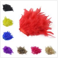 43 colors Dyed Natural Turkey Marabou Feather Trims Fringe 10-15cm Marabou Feather Wedding Dress/skirt Decoration Plume  Ribbon Gift Wrapping  Bags