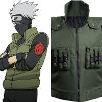 เสื้อชายหญิงสีเขียวญี่ปุ่น Hatake Kakashi เสื้อผ้าวันฮาโลวีนชุดงานรื่นเริง