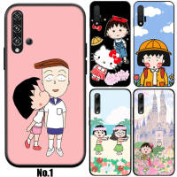 6XVV Cartoon Chibi Maruko Chan อ่อนนุ่ม High Quality ซิลิโคน TPU Phone เคสโทรศัพท์ ปก หรับ Huawei Nova 7 SE 5T 4E 3i 3 2i 2 Mate 20 10 Pro Lite Honor 20 8x