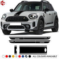 รถจัดแต่งทรงผม Hood Trunk ประตูด้านข้าง Racing Stripe COOPER All4 Decal สติกเกอร์สำหรับ MINI Cooper SE Countryman F60 All4 2017 2018 2020