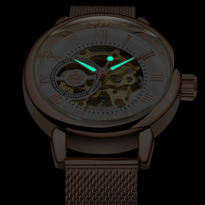 Hotbontre F Emme 2023แบรนด์ชั้นนำ ORKINA หรูหราแฟชั่นวิศวกรรมนาฬิกา Rose G Old สุภาพสตรีโครงกระดูกนาฬิกาข้อมืออัตโนมัติสำหรับผู้หญิง