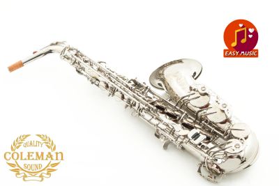 แซกโซโฟน Saxophone Alto Coleman CLC-553A Nickel Plated
