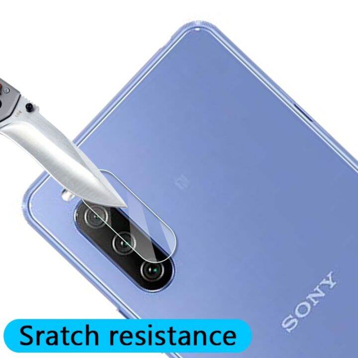 เคสกล้องมองหลังหลังแบบบางเฉียบใส-ใหม่สำหรับ-sony-xperia-1-5-10-iii-iv-เคสอุปกรณ์ป้องกันเลนส์ฟิล์มป้องกันกระจกนิรภัยเนื้อนุ่ม