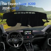 แผ่นแดชบอร์ดสำหรับ Toyota Raize แผ่น A200 Daihatsu Rocky Perodua Ativa 2019 2020 ~ 2023อุปกรณ์เสริมรถยนต์แผงหน้าปัดม่านบังแดดพรมกันลื่น