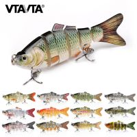 VTAVTA Sinking Wobblers for Pike 8cm/10cm Swimbait Jointed Lures for Fishing Artificial Bait Hard Crankbaits Fishing Lure Tackle