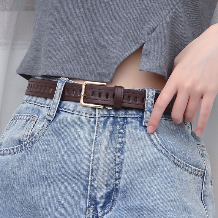 2-3cm-ladies-thin-belt-fashion-full-hole-pants-student-jeans-decorative