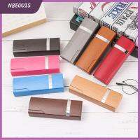 NBEOOIS Unisex ลายไม้ Protable กล่องแว่นตา เคสแว่น ป้องกันแว่นตา อุปกรณ์เสริมแว่นตา