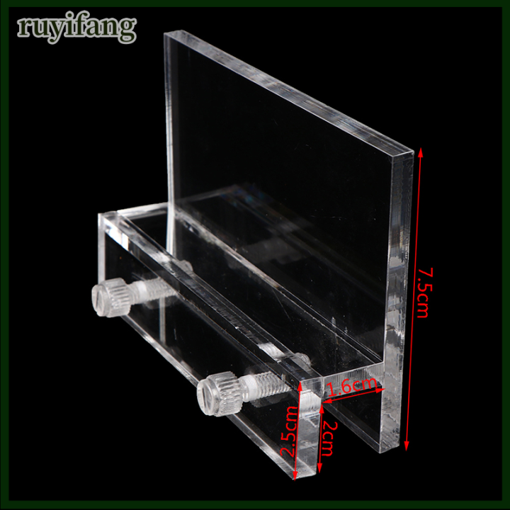 ruyifang-1pc-aquarium-clear-fish-tank-led-light-holder-โคมไฟติดตั้งขาตั้ง