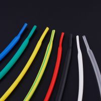 1/2/5/10/20/50/100M Heat Shrink Diameter 0.8mm 2:1 Electrical Sleeving Cable Wire Heatshrink Tube All Colour Electrical Circuitry Parts