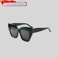 【lz】∈✎  Óculos de sol acetato borboleta para mulheres Cool Star Talent Black Classic Retro Girl Brand Glasses Moda ao ar livre Moda Designer