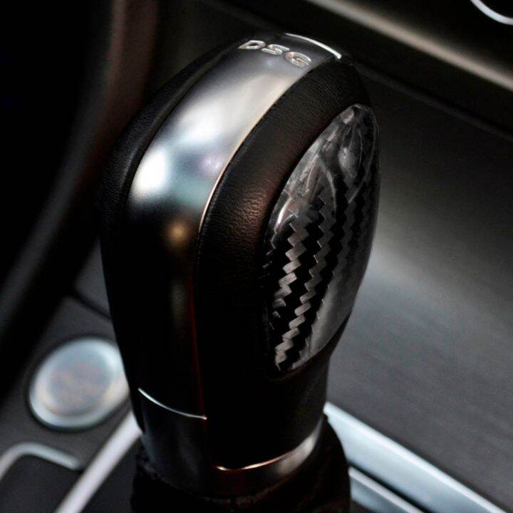 Real Carbon Fiber DSG shift knobs emblem badge fit VW MK7 golf 7 B8 CC